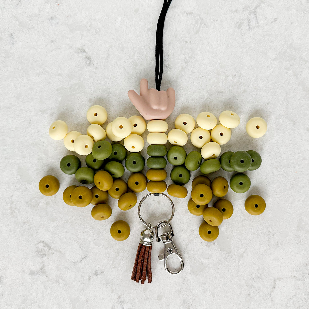 Colorblock Cuties Silicone ILY Hand Lanyard – Illy Lilly Design Co