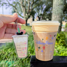 Load image into Gallery viewer, Main Street Latte Lanyard/Bag Charm Keychain