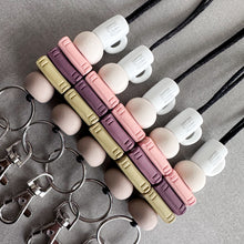 Load image into Gallery viewer, Bookish Lanyard in Studio Mauve