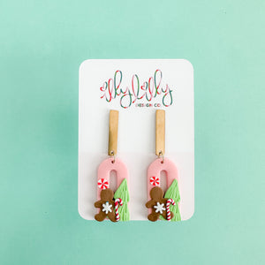 Pink Arch Gingerbread and Co Earrings