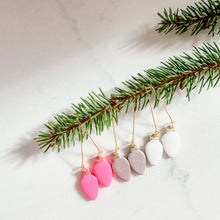 Load image into Gallery viewer, Christmas Light Long Gold Earrings