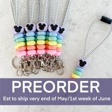 Load image into Gallery viewer, (PREORDER) Rainbow Mouse Lill Wristie, EST TO SHIP END OF MAY