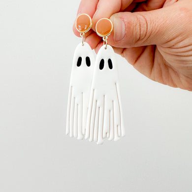 Sheet Ghosts with Orange Stud