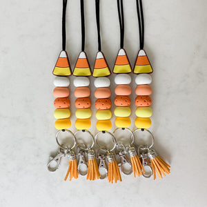 Classic Colors Candy Corn Lanyard