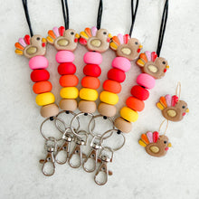 Load image into Gallery viewer, Glossy Turkey Lanyard/Earring Preorder