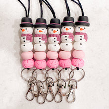 Load image into Gallery viewer, Love Month Snowman Lanyard