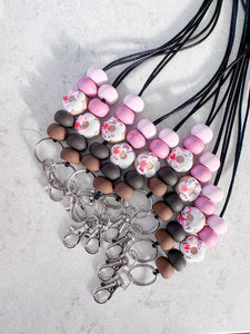 Valentine Donut Lanyard