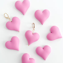 Load image into Gallery viewer, Puffy Heart Earrings