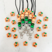 Load image into Gallery viewer, Spookly The Square Pumpkin Lanyards