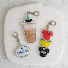 Load image into Gallery viewer, Triple Mouse School Stack Lanyard/Bag Charm Keychain