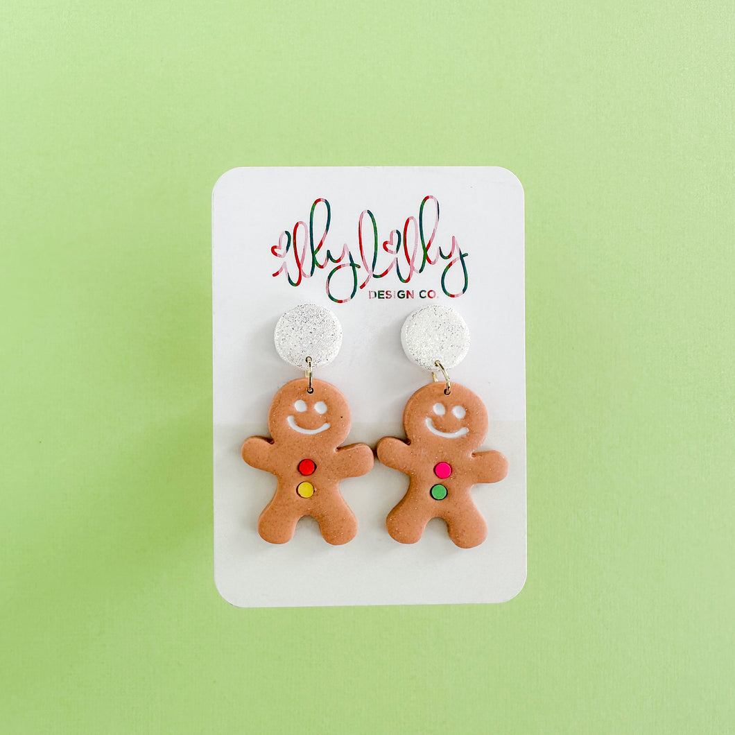 Gingerbread People Earrings
