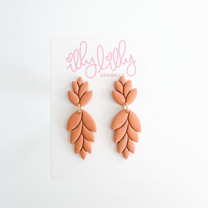 Harvest Drop Earrings in Squash