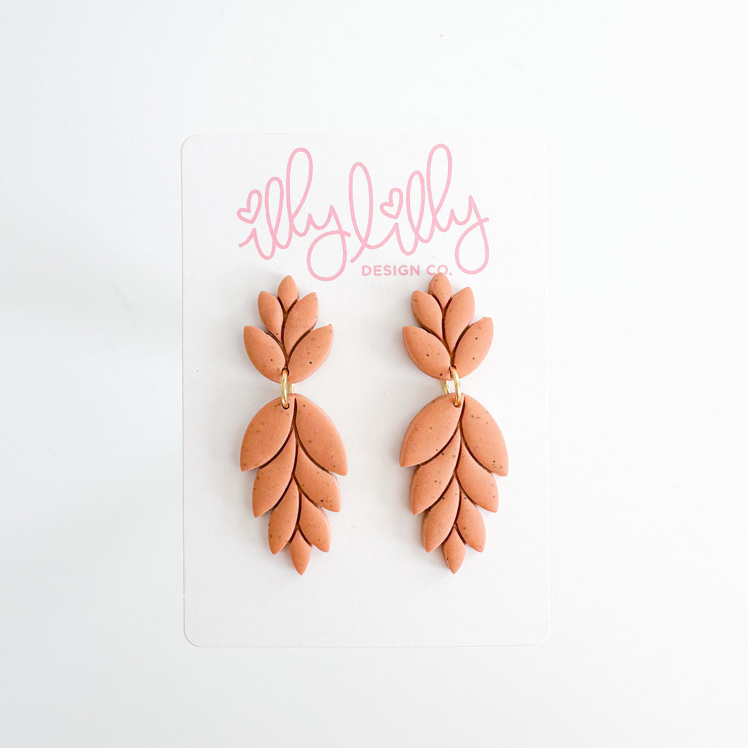 Harvest Drop Earrings in Squash