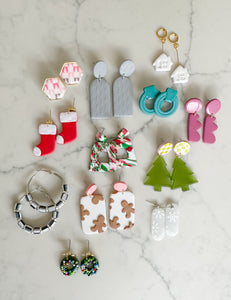 Illy Lilly Surprise Earring Advent Box (set of 12 half holiday half anytime earrings!)