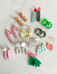 Illy Lilly Surprise Earring Advent Box (set of 12 half holiday half anytime earrings!)