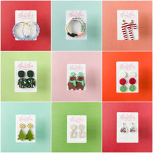 Load image into Gallery viewer, Illy Lilly Surprise Earring Advent Box (set of 12 half holiday half anytime earrings!)