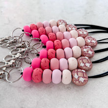 Load image into Gallery viewer, Rose Gold Disco Ball Lanyard