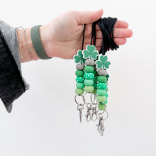 Load image into Gallery viewer, Shamrock Silicone topper Lanyards