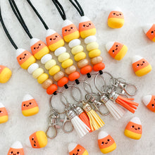 Load image into Gallery viewer, Silicone Cute Candy Corn Lanyard