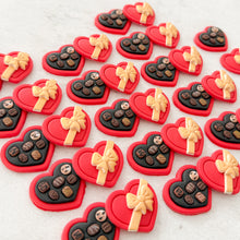Load image into Gallery viewer, Valentine Heart Chocolate Box Earrings