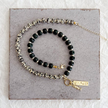 Load image into Gallery viewer, Emerald Wayfinder and Jasper Beaded Necklace