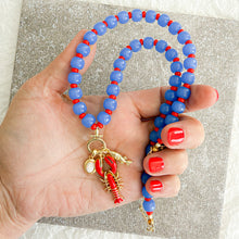 Load image into Gallery viewer, The Lobster Social Beaded Necklace