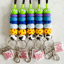 Load image into Gallery viewer, Pizza Planet Alien Lanyard