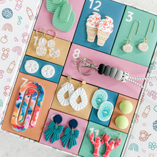 Load image into Gallery viewer, Illy Lilly Spring/Summer 2026 Surprise Earring Box (set of 12 spring/summer/anytime earrings and accessories!)