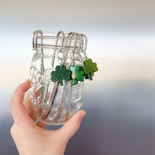 Load image into Gallery viewer, Acrylic Shamrock Bookmark