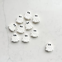 Load image into Gallery viewer, White and Grey Sheet Ghostie Lanyard