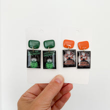 Load image into Gallery viewer, Creepy Carrots Book Earrings
