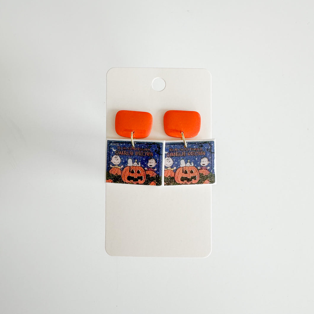 The Great Pumpkin Charlie Brown Earrings