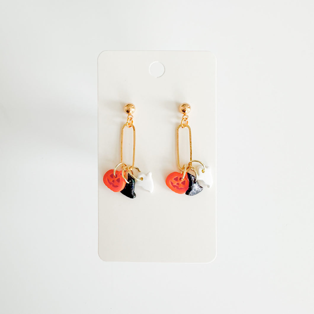 Tiny Halloween Charm Earrings