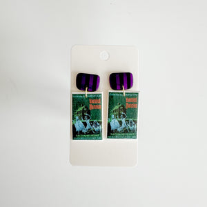 Welcome Foolish Mortals Poster Earrings
