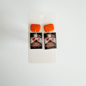Creepy Carrots Book Earrings