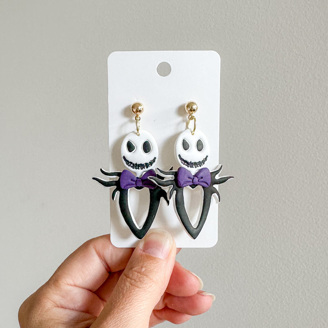 Jack Skellington Statement Earrings