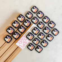Load image into Gallery viewer, Mini Bookshelf Ghost Stud Earrings