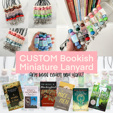 CUSTOM Bookish Miniature Lanyard (estimated to ship in 8 weeks)