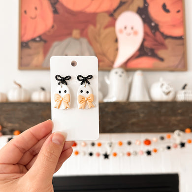 Bow Ghostie Earrings