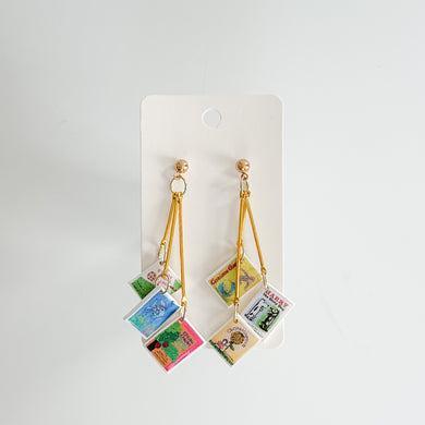 Read Aloud Favorites Library Dangle Earrings