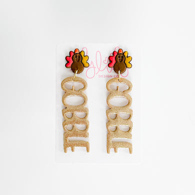 Glitter Gobble Earrings