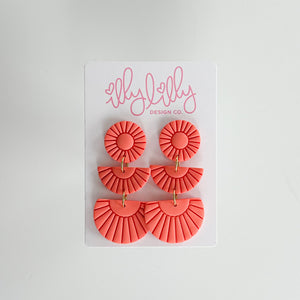 Ophelia Triple Dangle Earrings