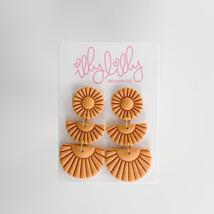 Ophelia Triple Dangle Earrings