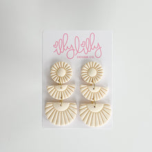 Load image into Gallery viewer, Ophelia Triple Dangle Earrings