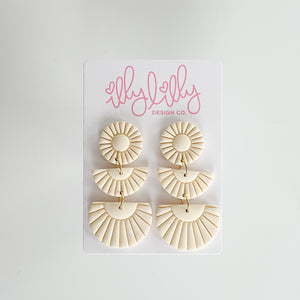 Ophelia Triple Dangle Earrings