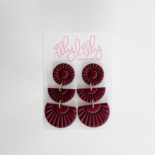 Load image into Gallery viewer, Ophelia Triple Dangle Earrings