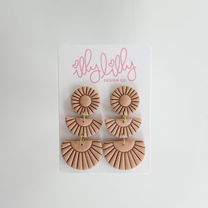 Ophelia Triple Dangle Earrings