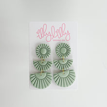 Load image into Gallery viewer, Ophelia Triple Dangle Earrings
