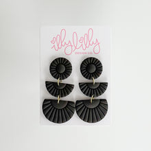 Load image into Gallery viewer, Ophelia Triple Dangle Earrings