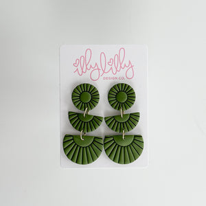 Ophelia Triple Dangle Earrings